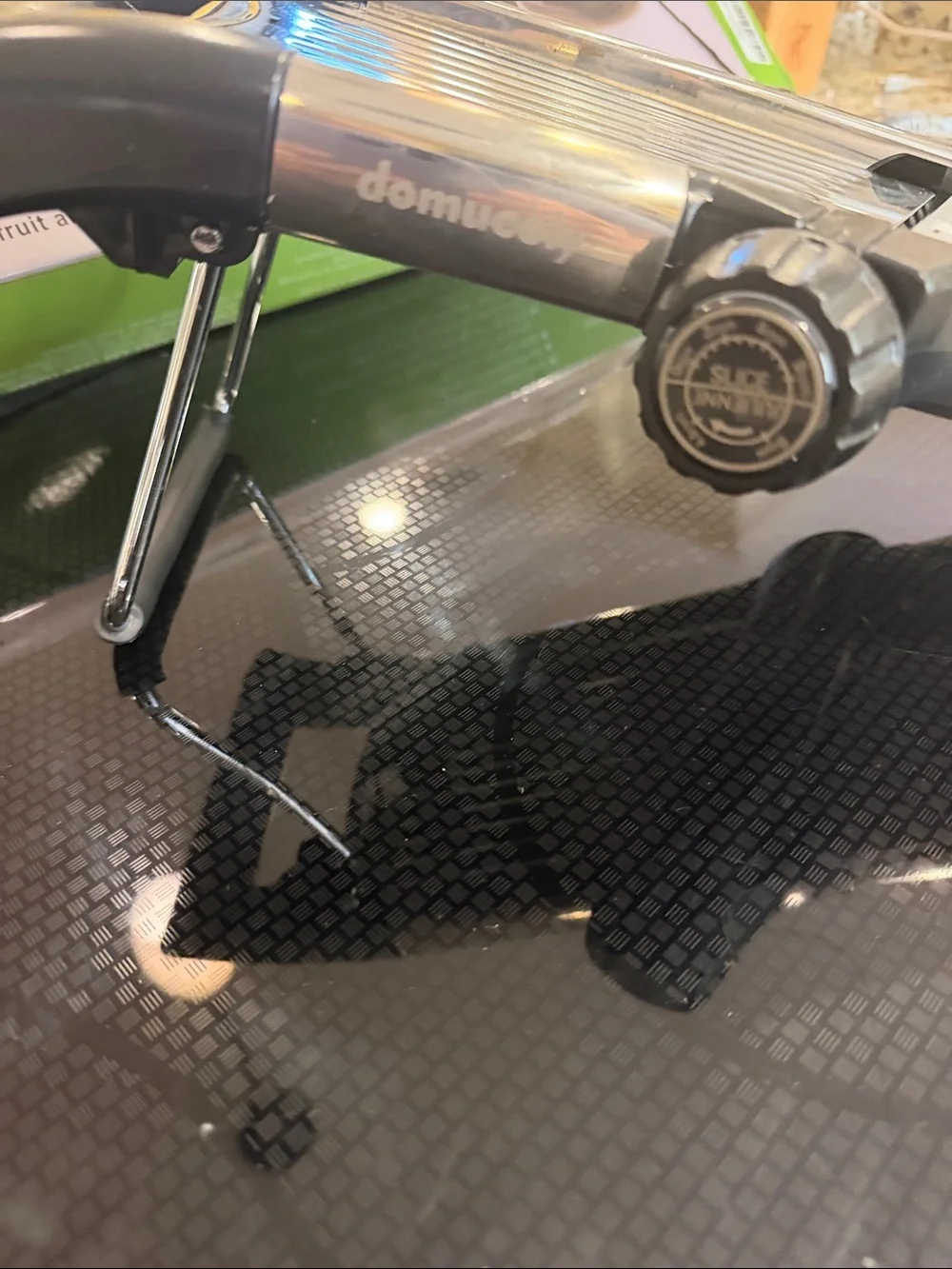 Adjustable Mandoline Slicer - Silver Stainless Steel